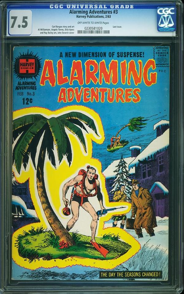 Image for Alarming Adventures #3 CGC 7.5