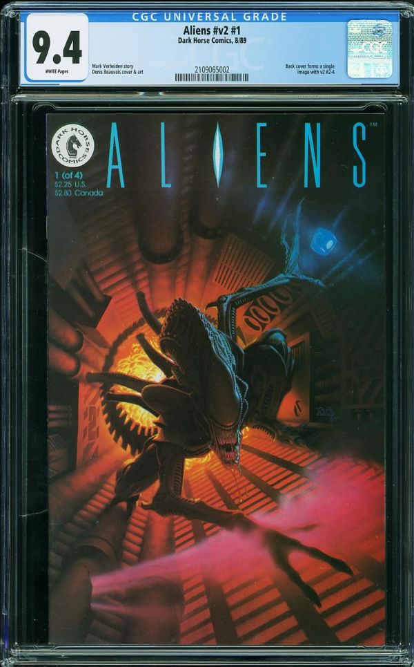 Image for Aliens v2 #1 CGC 9.4