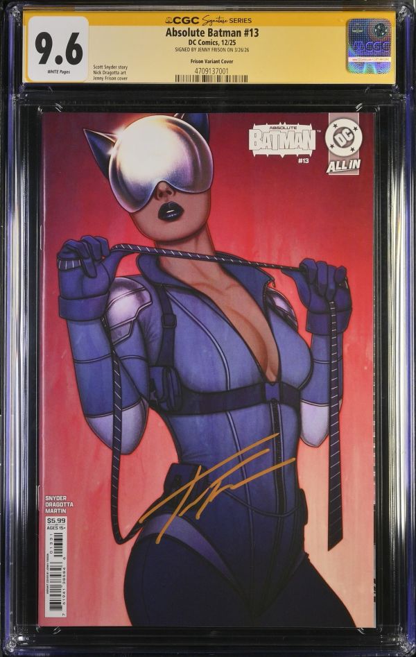 Image for Absolute Batman #13 CGC 9.6 Signed by Jenny Frison
