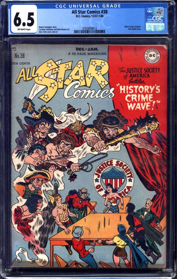 Image for All Star Comics #38 CGC 6.5