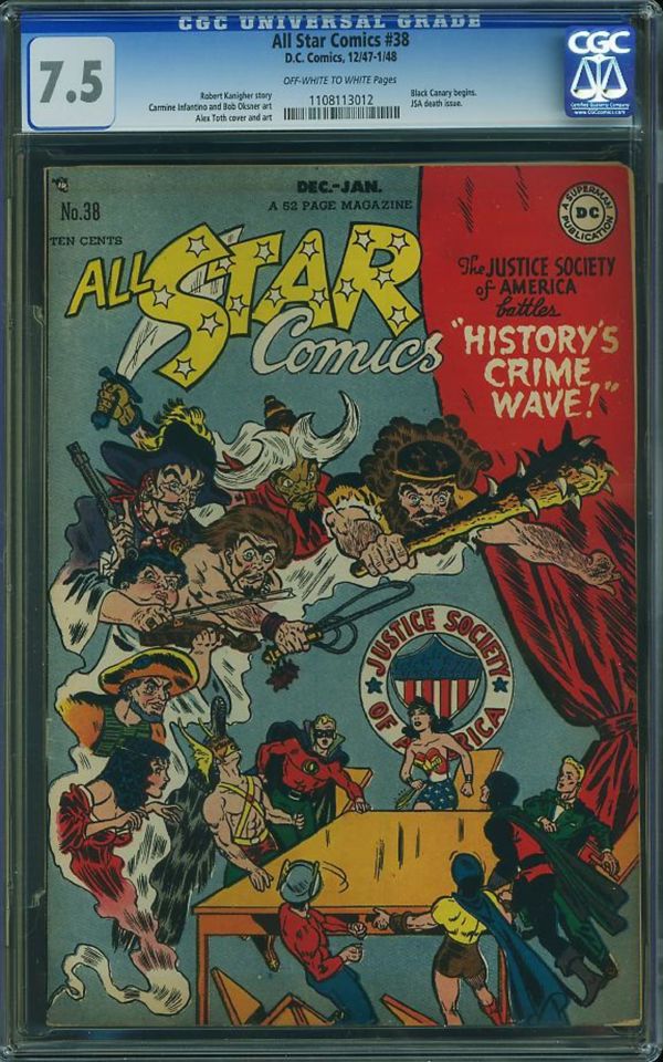 Image for All Star Comics #38 CGC 7.5