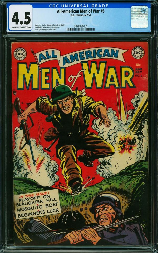 Image for All-American Men of War #5 CGC 4.5