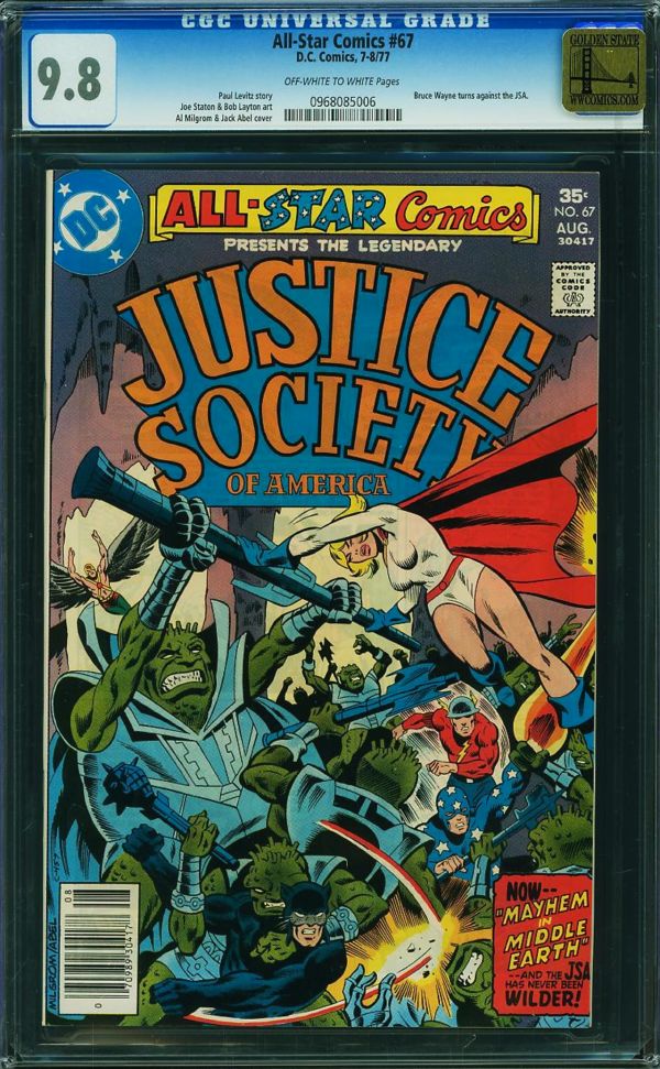 Image for All-Star Comics #67 CGC 9.8