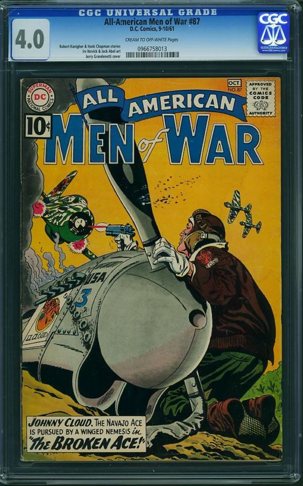 Image for All-American Men of War #87 CGC 4.0
