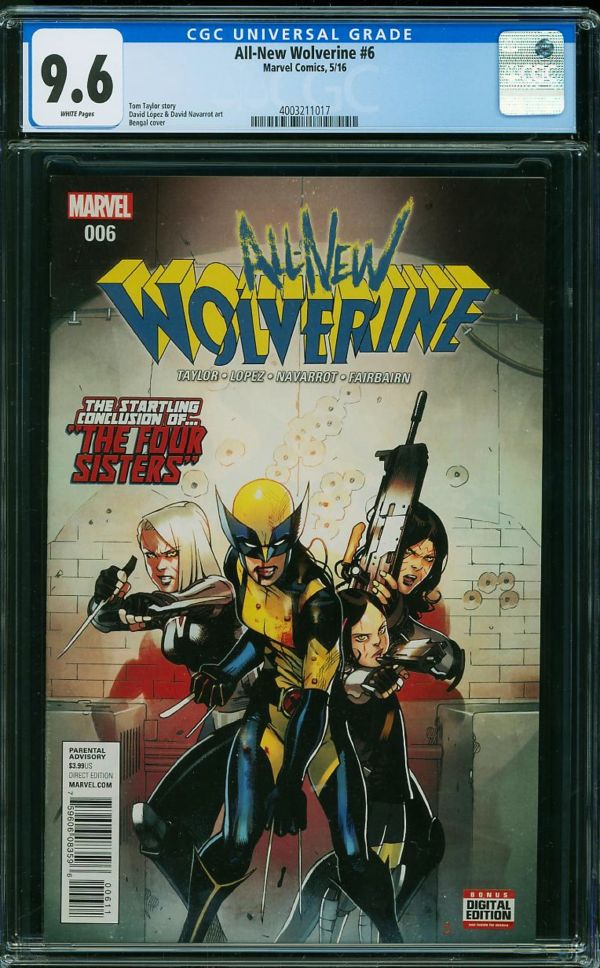 Image for All-New Wolverine #6 CGC 9.6