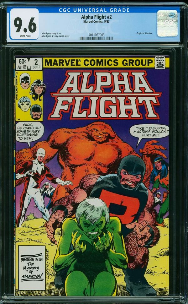 Image for Alpha Flight #2 CGC 9.6