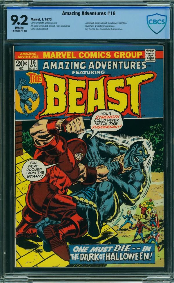 Image for Amazing Adventures #16 CBCS 9.2