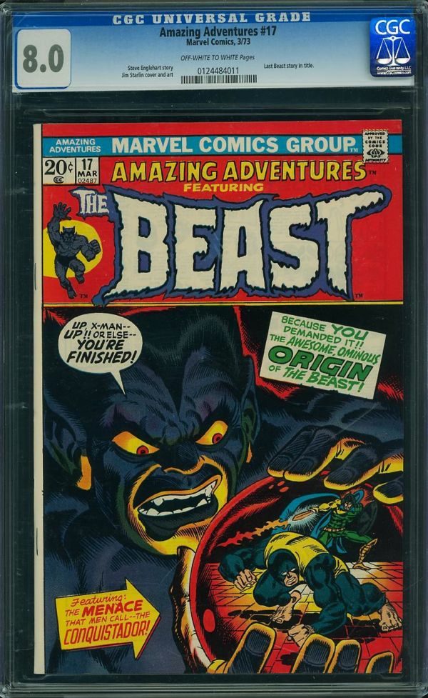Image for Amazing Adventures #17, CGC 8.0 VF