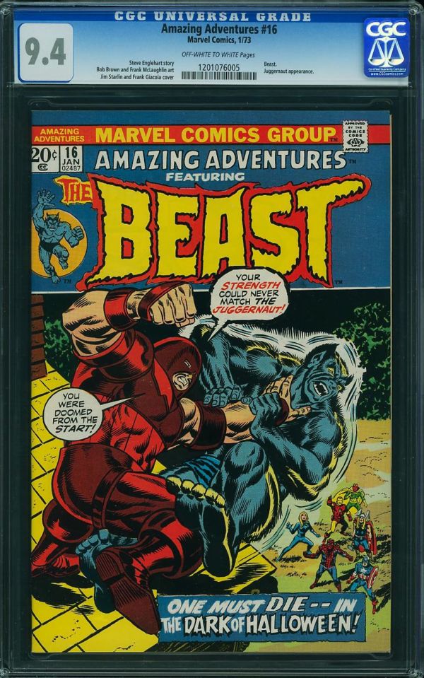 Image for Amazing Adventures #16 CGC 9.4