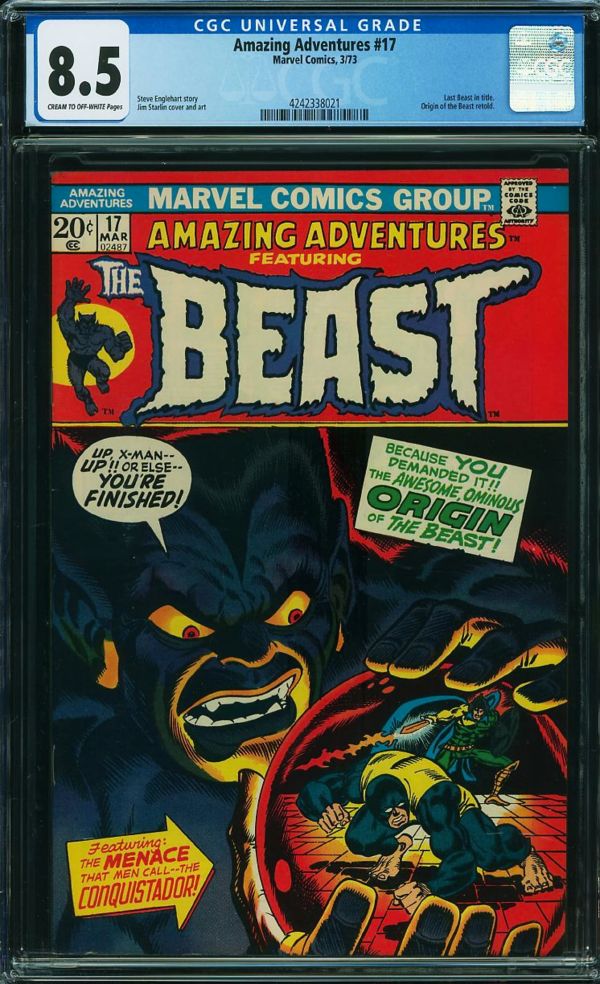 Image for Amazing Adventures #17 CGC 8.5