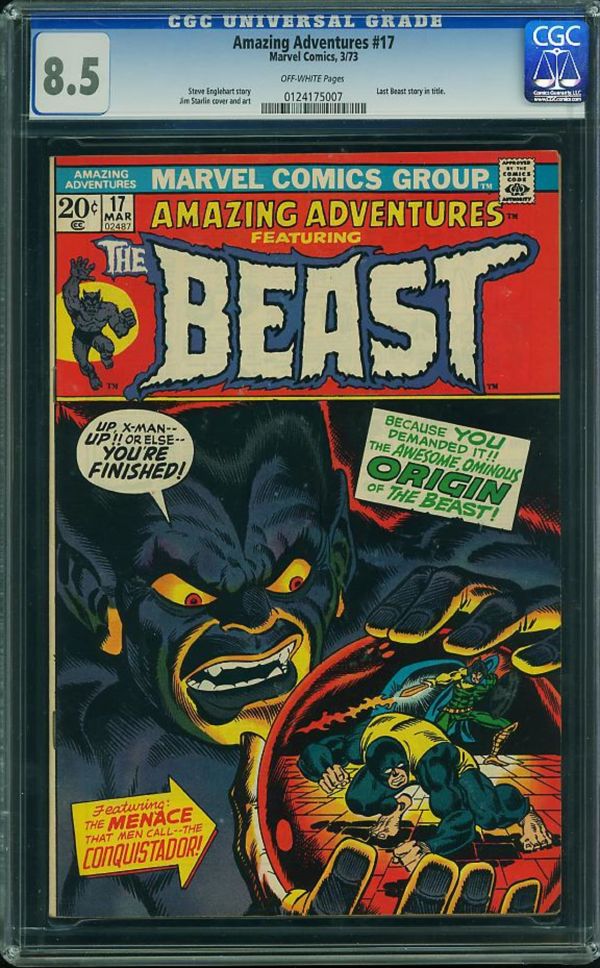 Image for Amazing Adventures #17 CGC 8.5