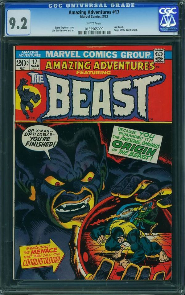 Image for Amazing Adventures #17 CGC 9.2