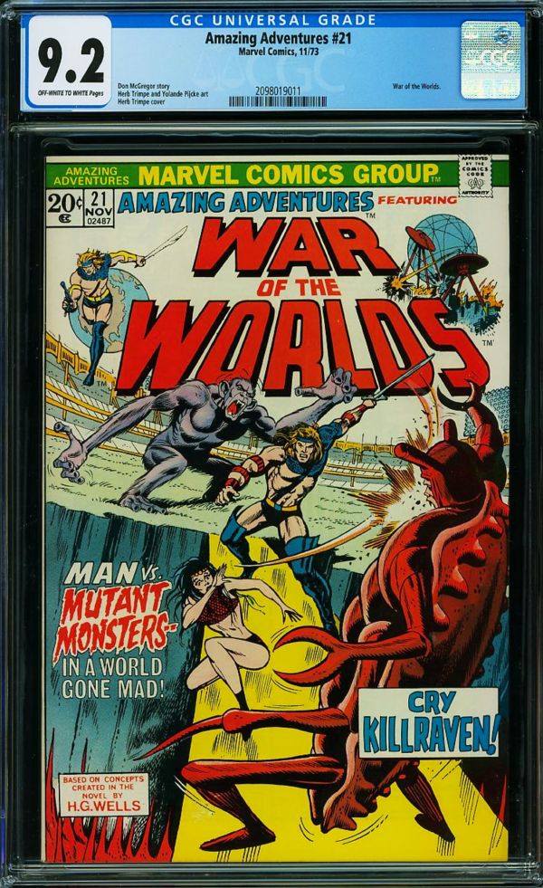 Image for Amazing Adventures #21 CGC 9.2