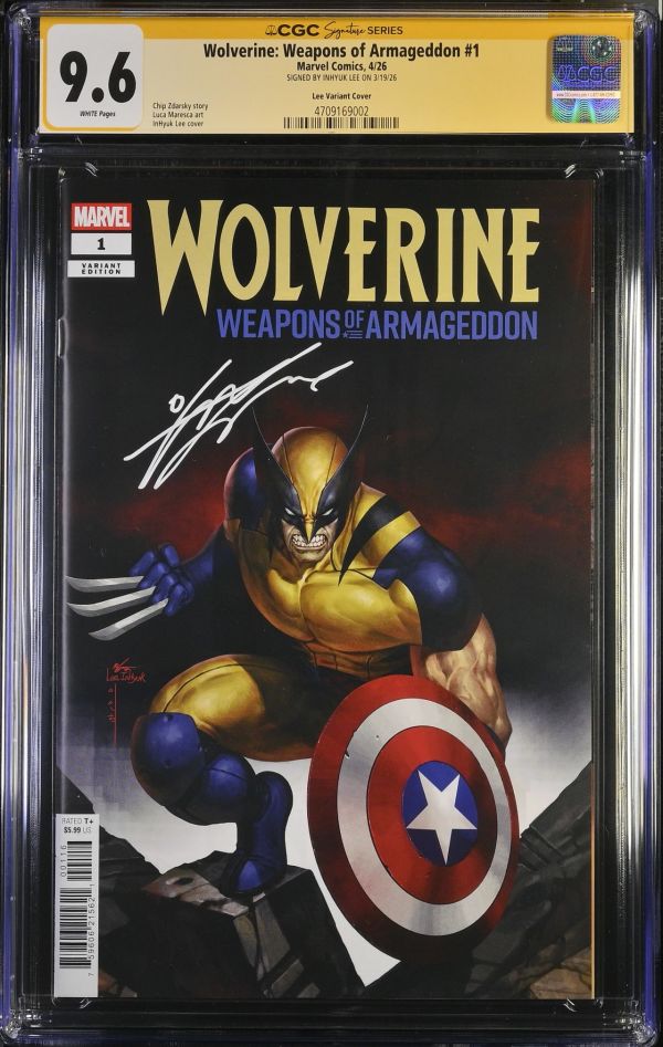 Image for Wolverine: Weapons of Armageddon #1 CGC 9.6 Signed by Inhyuk Lee