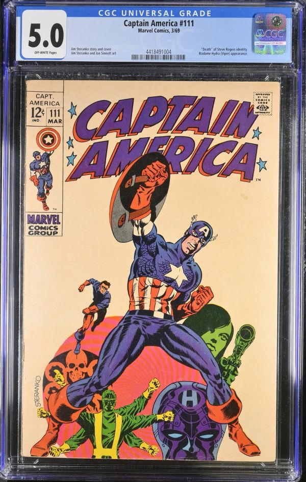 Image for Captain America #111 CGC 5.0