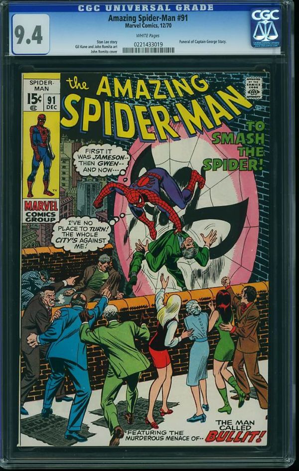 Image for Amazing Spider-Man #91 CGC 9.4