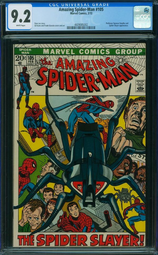 Image for Amazing Spider-Man #105 CGC 9.2