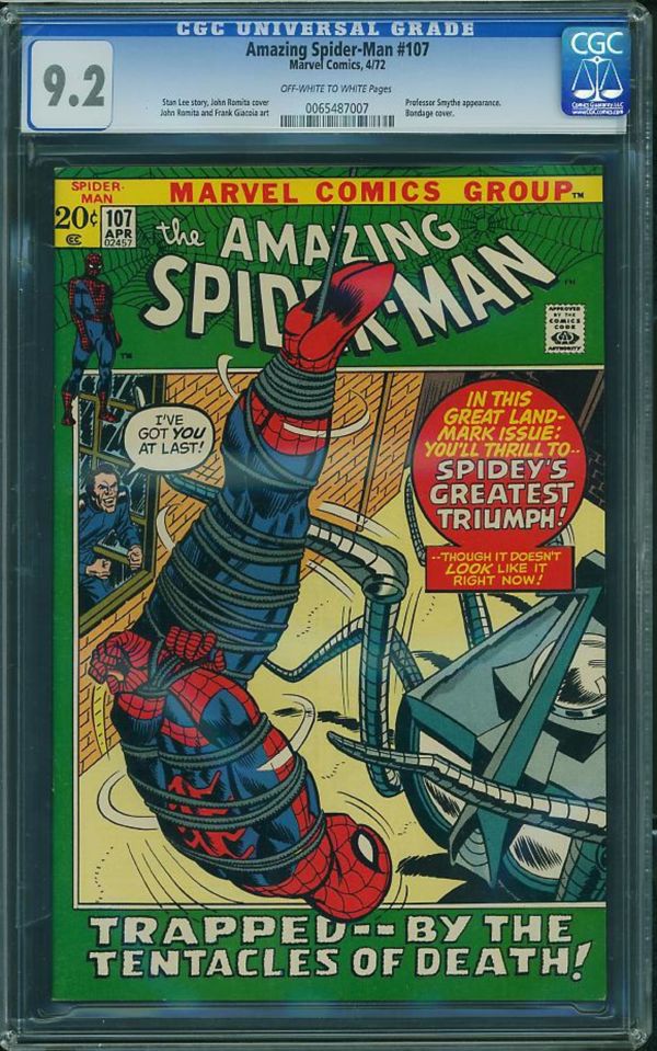 Image for Amazing Spider-Man #107  CGC 9.2