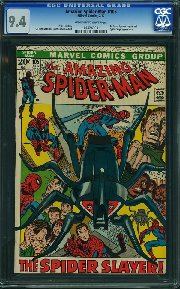 Image for Amazing Spider-Man #105 CGC 9.4
