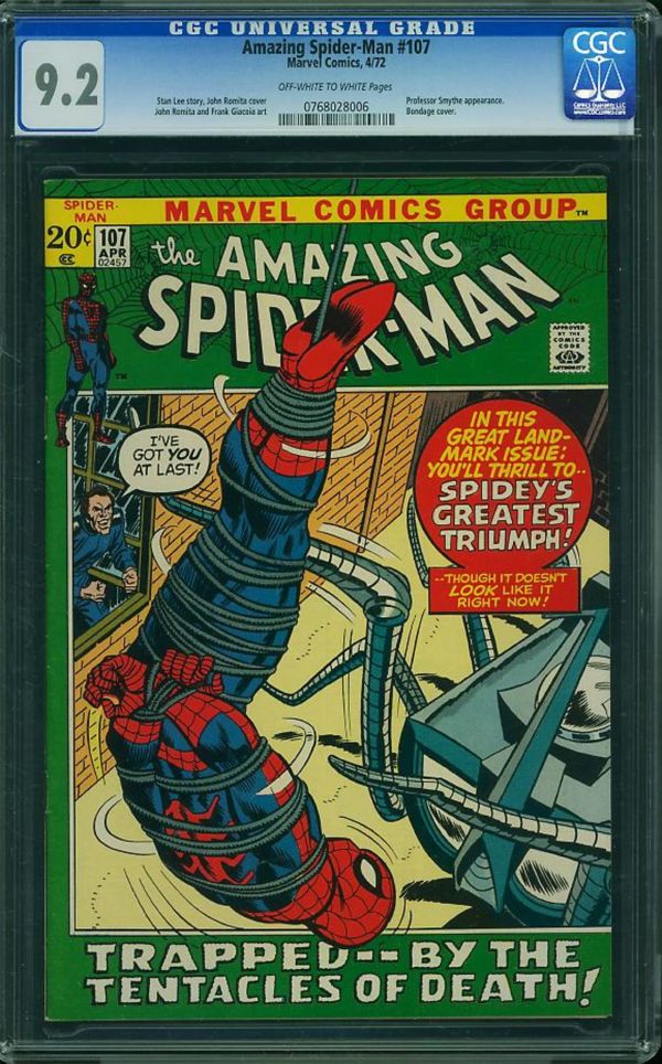 Image for Amazing Spider-Man #107 CGC 9.2