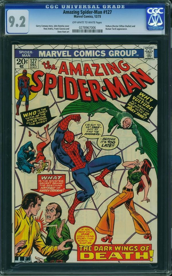 Image for Amazing Spider-Man #127 CGC 9.2