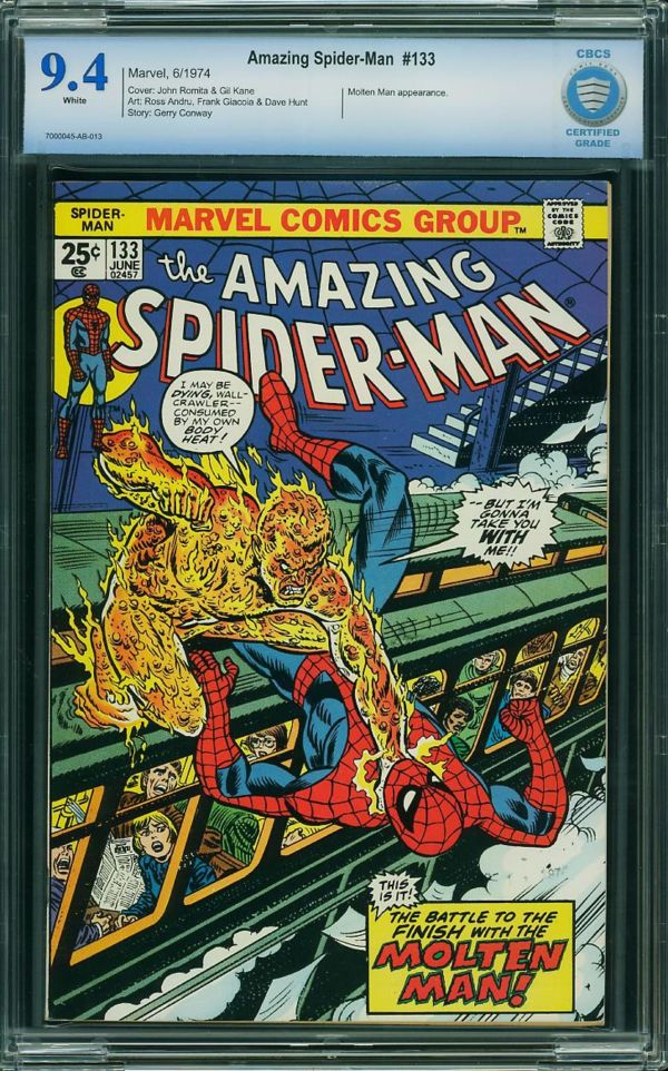 Image for Amazing Spider-Man #133 CBCS 9.4