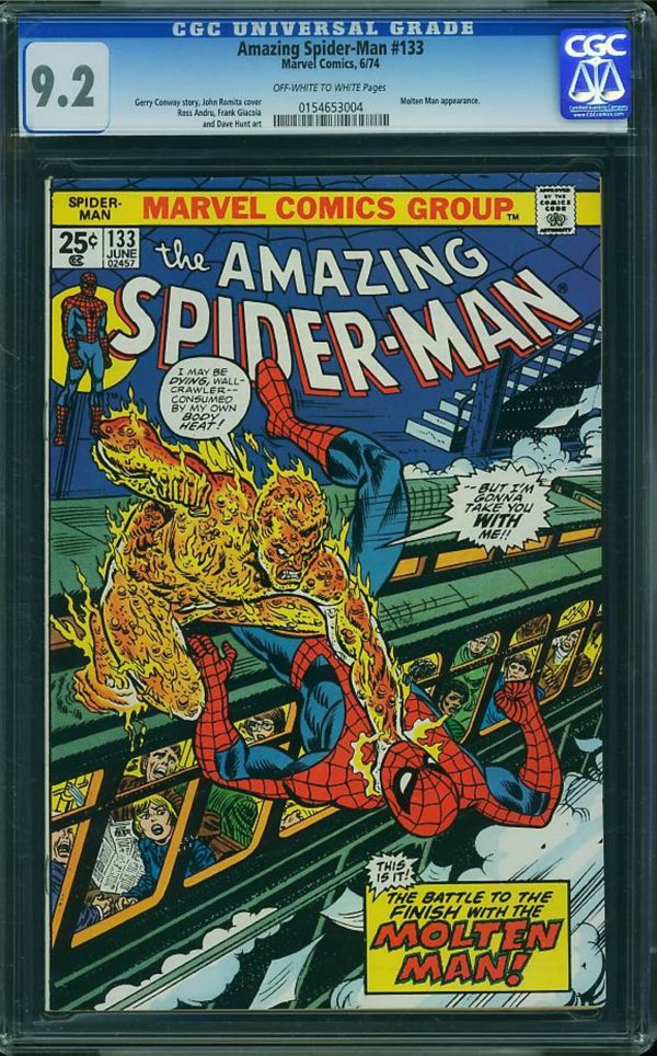 Image for Amazing Spider-Man #133 CGC 9.2