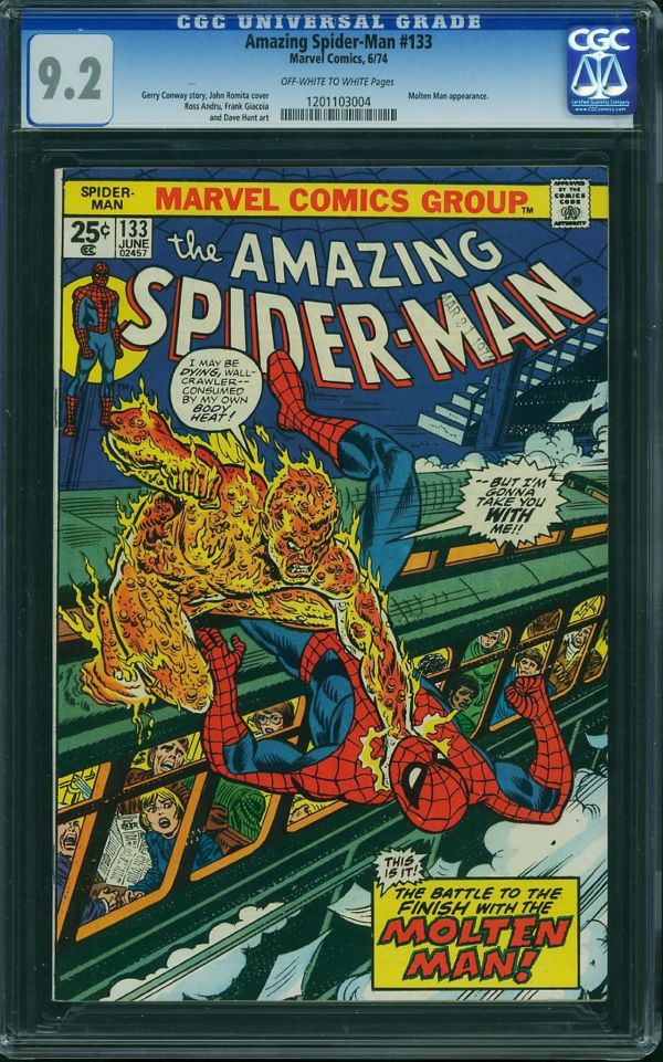 Image for Amazing Spider-Man #133 CGC 9.2