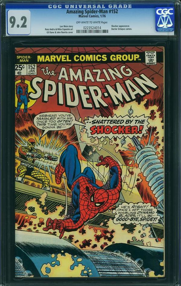Image for Amazing Spider-Man #152 CGC 9.2