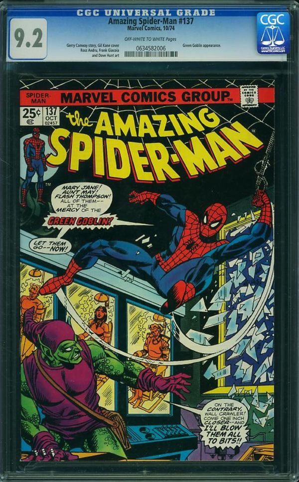 Image for Amazing Spider-Man #137 CGC 9.2