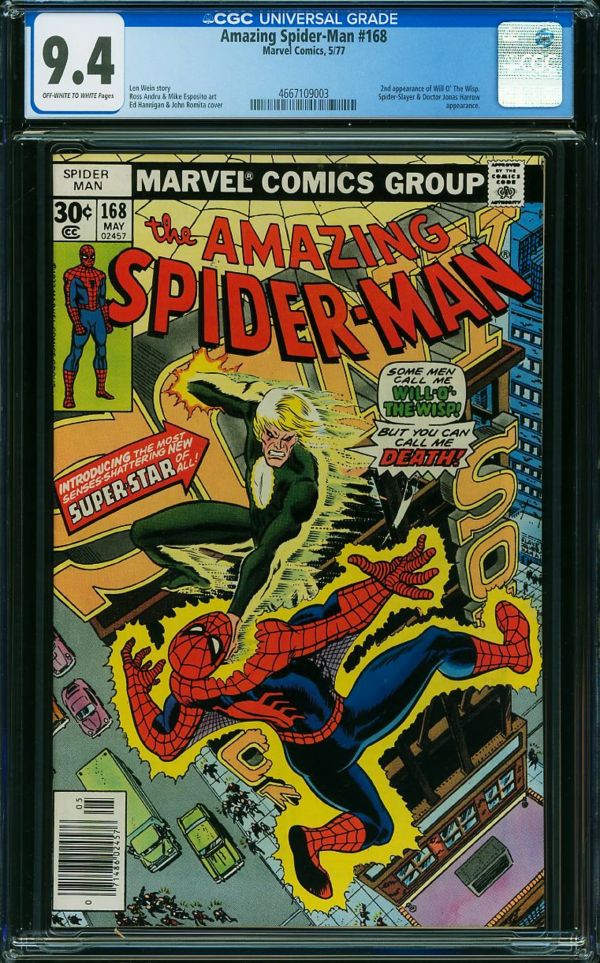 Image for Amazing Spider-Man #168 CGC 9.4