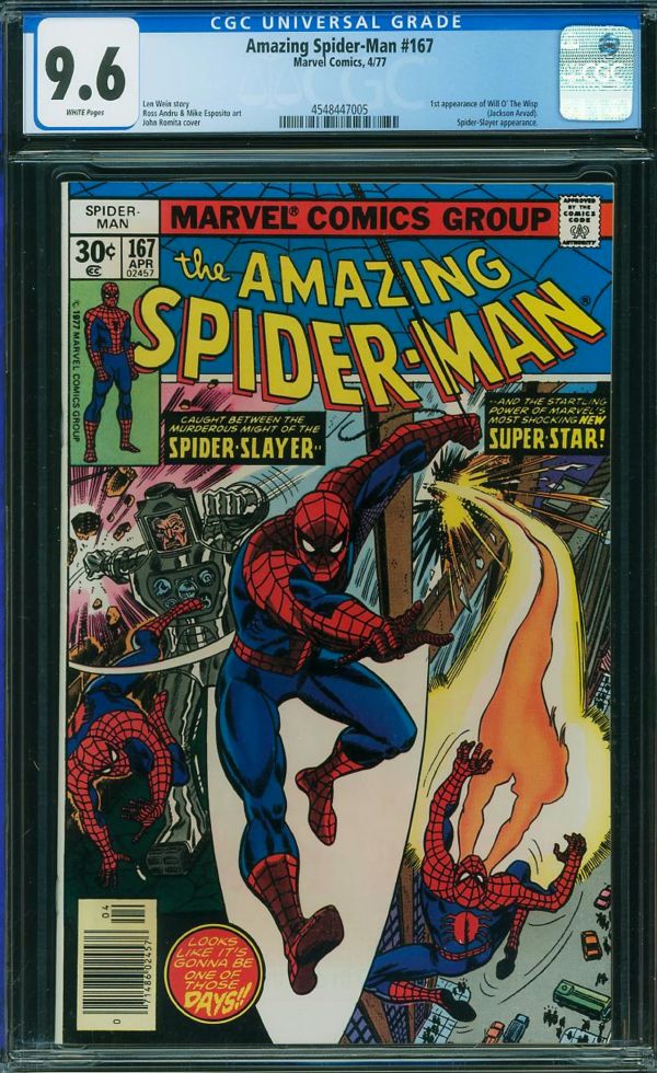 Image for Amazing Spider-Man #167 CGC 9.6
