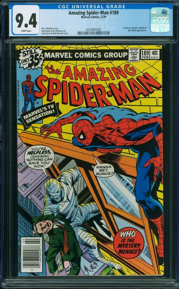 Image for Amazing Spider-Man #189 CGC 9.4