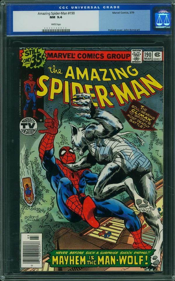 Image for Amazing Spider-Man #190 CGC 9.6