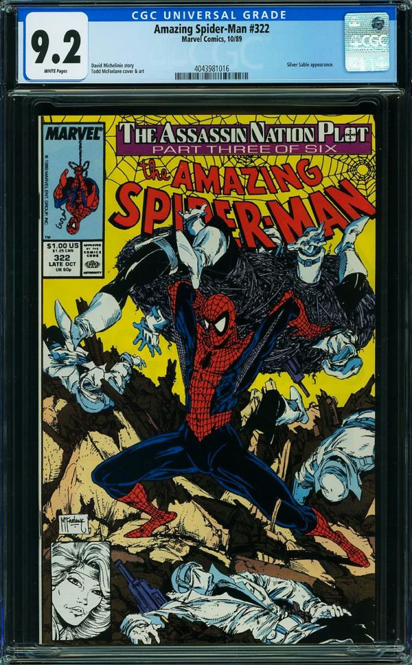 Image for Amazing Spider-Man #322 CGC 9.2