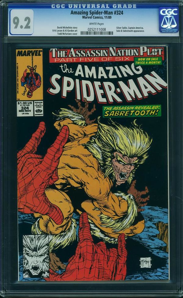 Image for Amazing Spider-Man #324 CGC 9.2