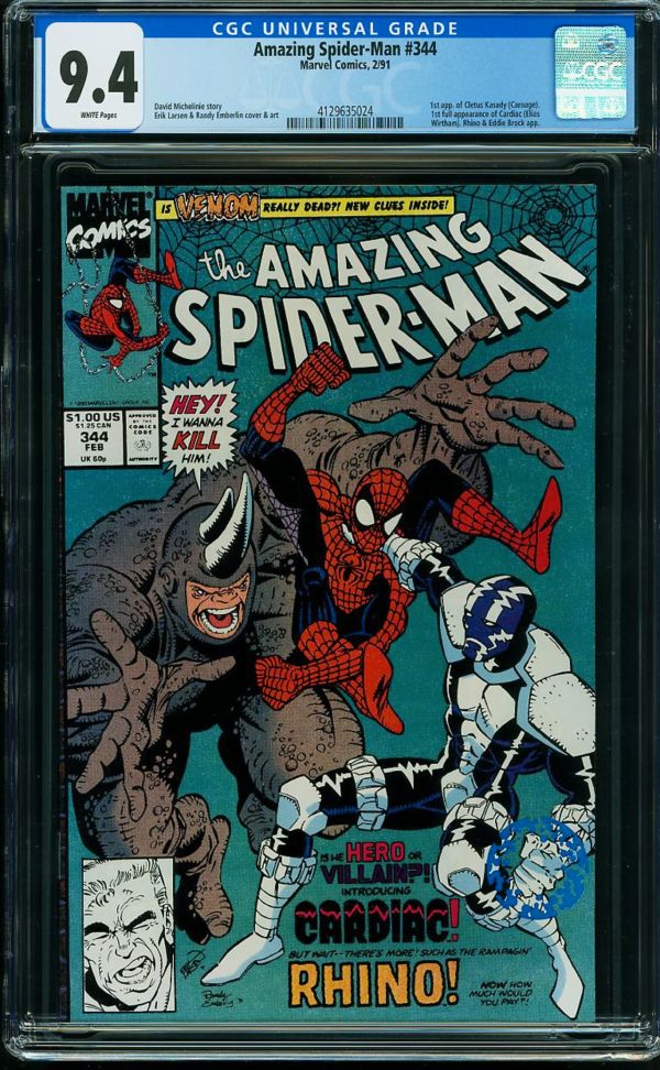 Image for Amazing Spider-Man #344 CGC 9.4