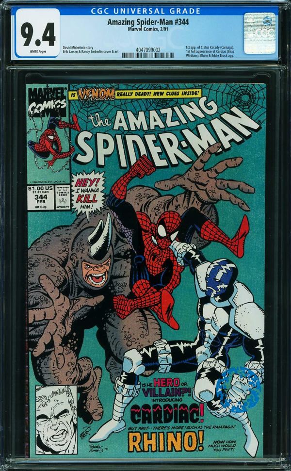 Image for Amazing Spider-Man #344 CGC 9.4