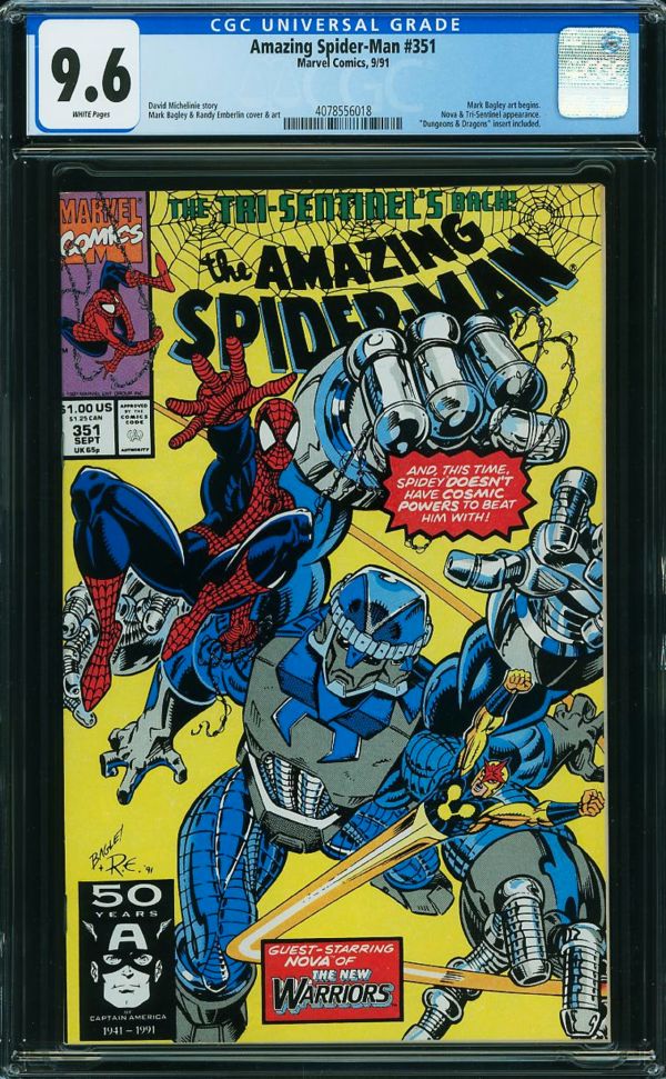 Image for Amazing Spider-Man #351 CGC 9.6