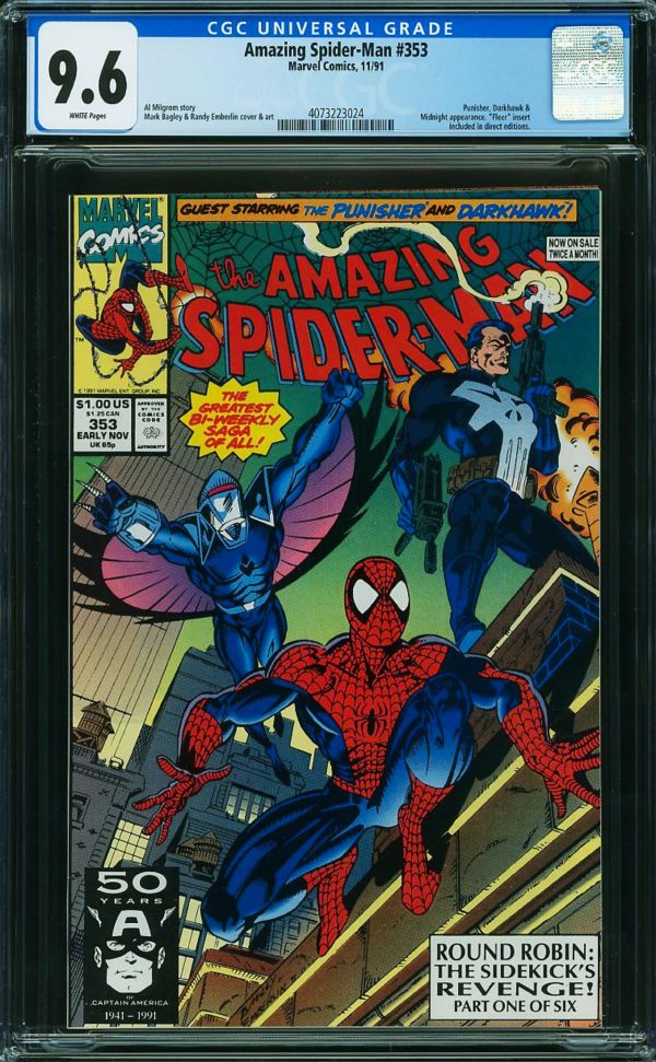 Image for Amazing Spider-Man #353 CGC 9.6
