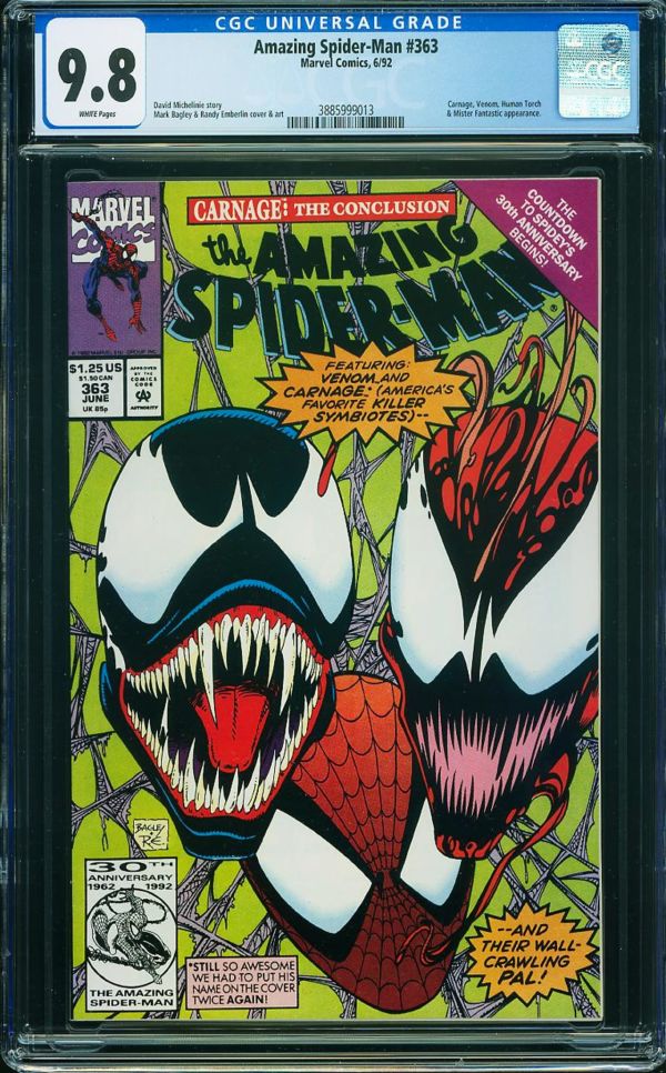 Image for Amazing Spider-Man #363 CGC 9.8
