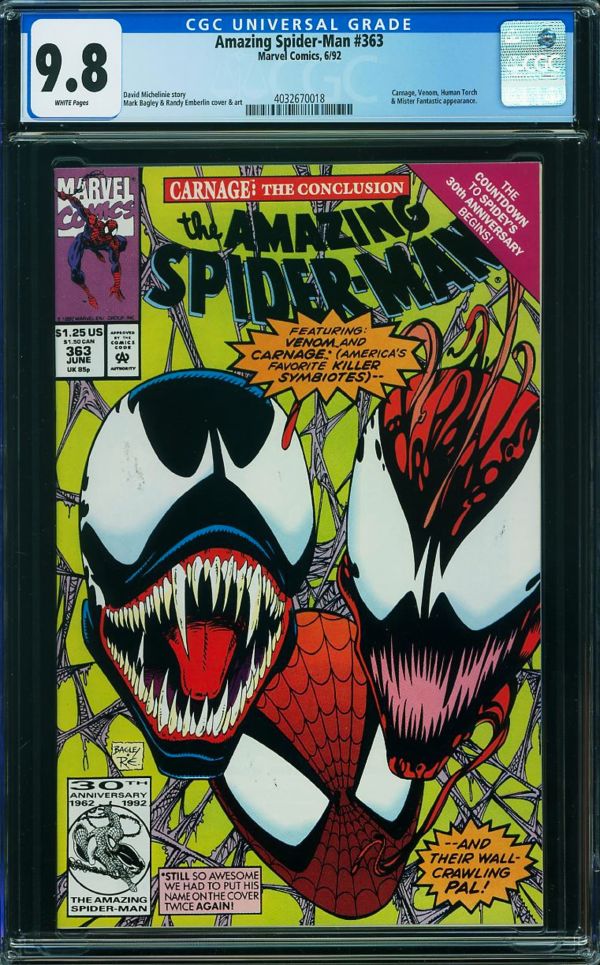 Image for Amazing Spider-Man #363 CGC 9.8