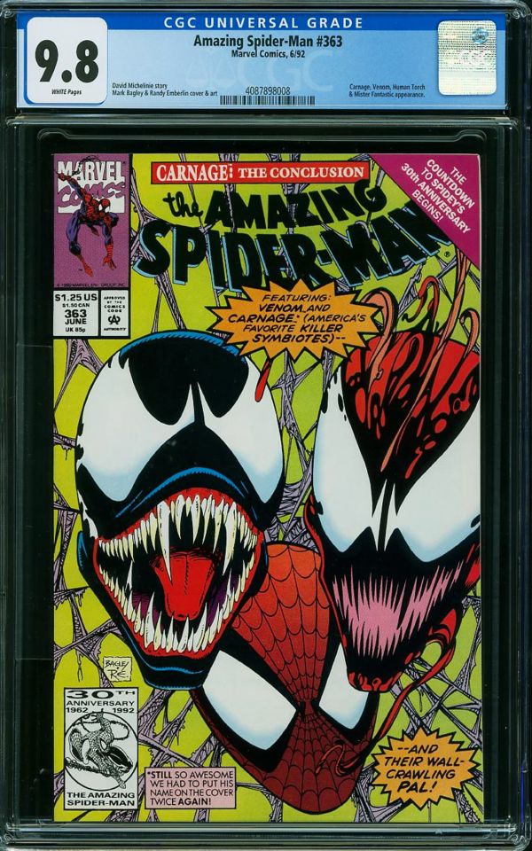 Image for Amazing Spider-Man #363 CGC 9.8