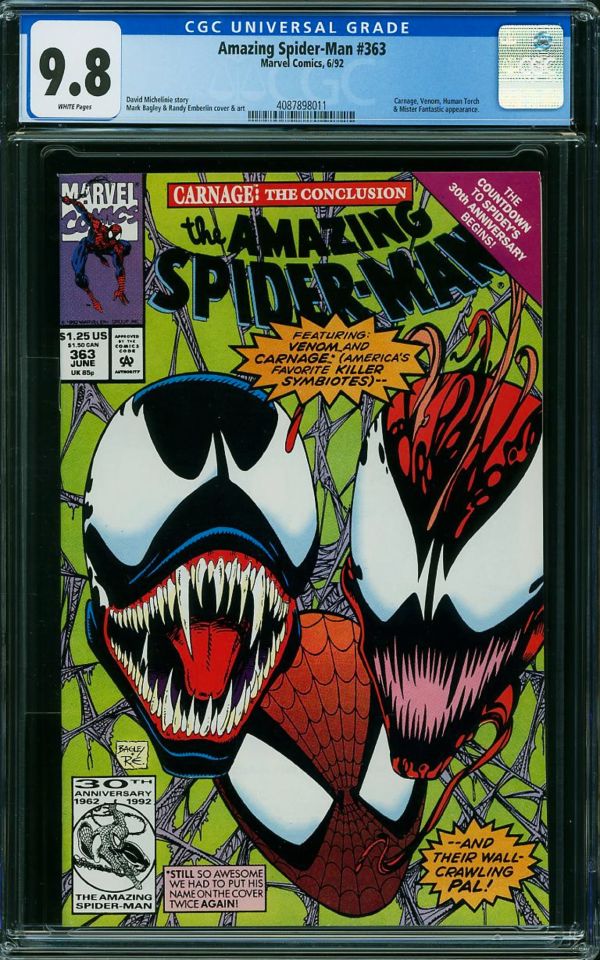 Image for Amazing Spider-Man #363 CGC 9.8