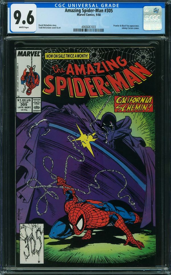 Image for Amazing Spider-Man #305 CGC 9.6