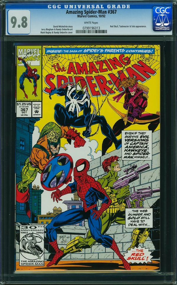Image for Amazing Spider-Man #367 CGC 9.8