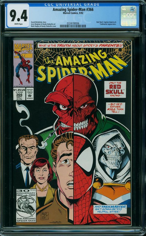 Image for Amazing Spider-Man #366 CGC 9.4
