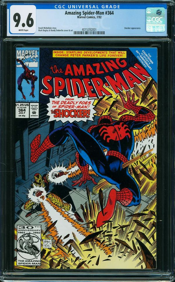 Image for Amazing Spider-Man #364 CGC 9.6