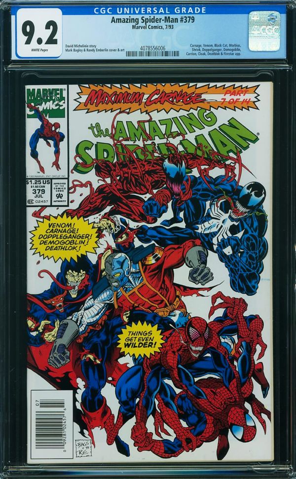 Image for Amazing Spider-Man #379 CGC 9.2