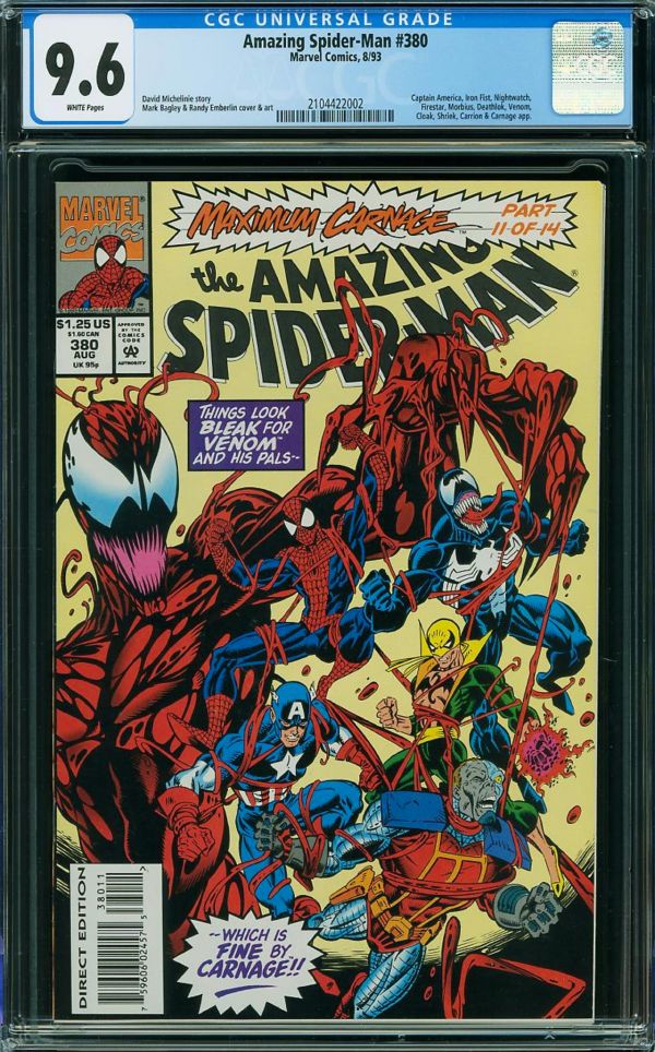 Image for Amazing Spider-Man #380 CGC 9.6
